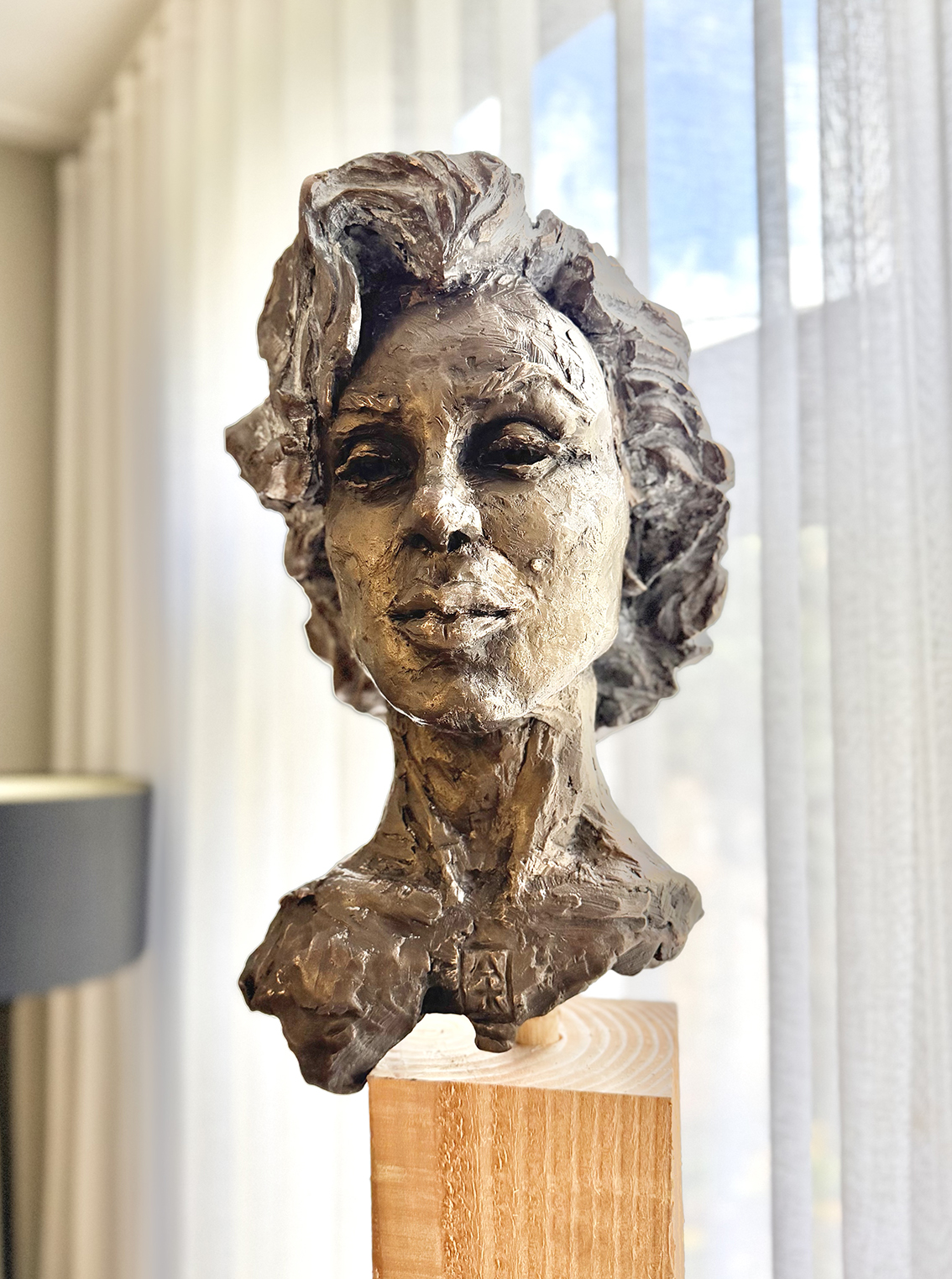 buste in brons van Marilyn Monroe